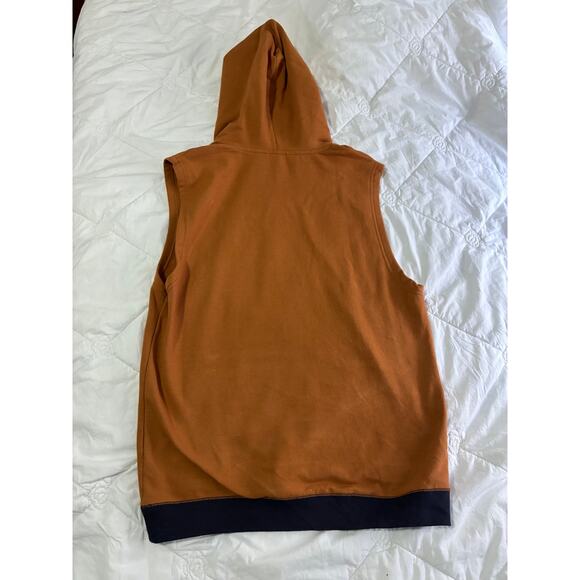 Peter Alexander Brown Hoodie Sleeveless Size Small - Picture 4 of 4